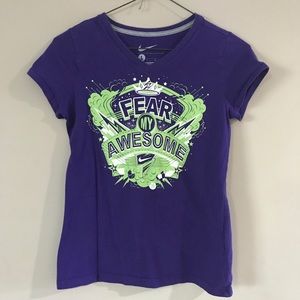 Girls Nike V-Neck Tee